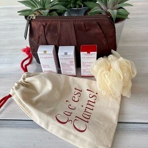 Laura Mercier Make Up Case with Clarin samples.